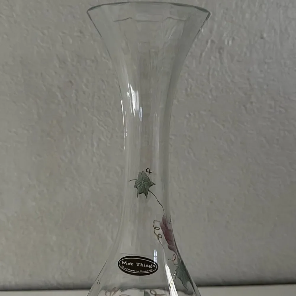 Wine n Things Grape print Wine decanter / carafe in great condition
